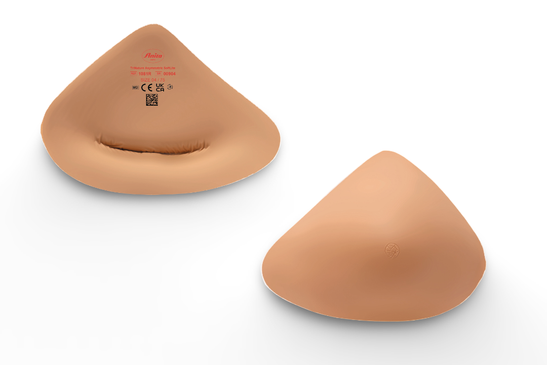 Proteza de sân ANITA TriNature Asymmetric SoftLite partea dreaptă